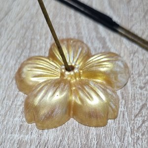 Подставка для благовоний, цвет золото