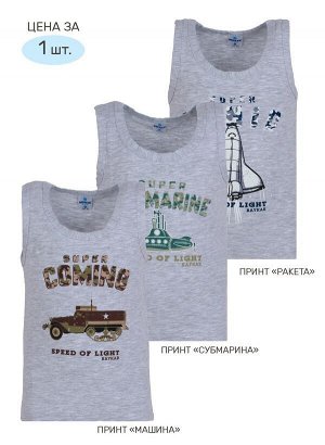 Майка бельевая серый