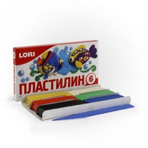 Пластилин Классика, 6 цветов, 20 гр., без европодвеса, 16*9*2 см