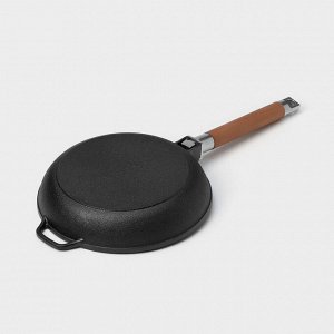 Сковорода Wild Kitchen, d=22 см, лопатка и губка в комплекте, чугун