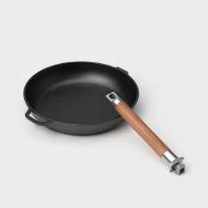 Сковорода Wild Kitchen, d=24 см, лопатка и губка в комплекте, чугун