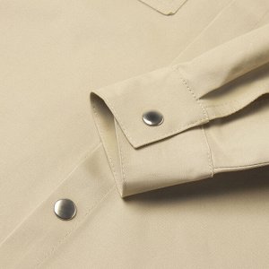 Рубашка джинсовая детская KAFTAN, бежевая