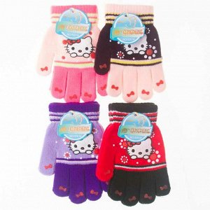 Перчатки для девочек начесом Qingpeng 529