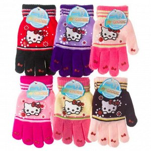 Перчатки для девочек начесом Qingpeng 531