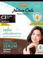 Сыворотка- краска для волос LOLANE NATURE CODE BOTANIC Brown (коричневая) 60 мл