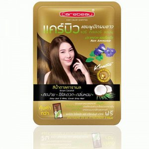 Шампунь-краска Carebeau Color Shampoo Brown Caramel 30мл