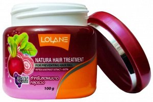 Маска для поврежденных выпадающих волос с экстрактом свеклы LOLANE NATURA 250мл