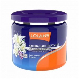 Маска для волос с экстрактом белой лилии "Гладкие и Прямые" LOLANE NATURA 500мл