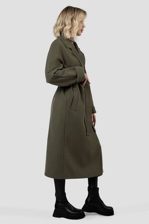 01-10895 Пальто женское демисезонное (пояс)
