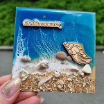 Магнит из дерева Владивосток, магнит сувенирный M-0036, шт