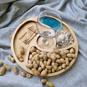 Деревянная менажница с морем wood-2032, шт