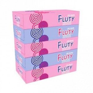 20099gt "Fluty" Двухслойные салфетки (c двойным открытием) 150 шт. 5 пачек/упак.