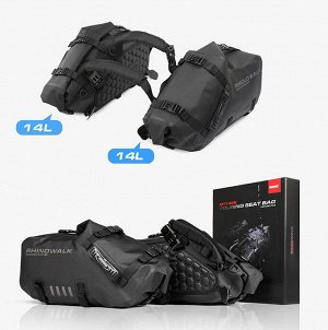 Мотосумка для мотоцикла Rhinowalk  MT1448BK. 24+24 л