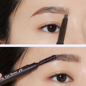 Карандаш для бровей с щеточкой Etude Drawing Eye Brow #02 Gray Brown, 0.25г