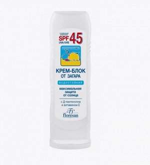 ФЛОРЕСАН Ф-113 Крем-блок от загара SPF-45 (для лица) 125мл
