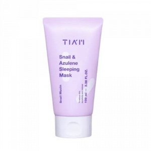 Маска ночная с улиточным муцином и азуленом TIAM Snail Azulene Sleeping Mask 100 мл (туба) , шт