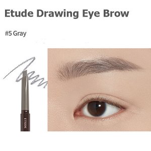 Карандаш для бровей с щеточкой Etude Drawing Eye Brow #05 Gray, 0.25г