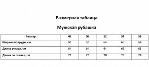 Рубашка мужская с длинным рукавом MIST, синяя
