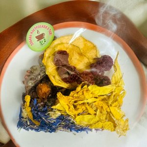 Вкусовая добавка в чай "№ 2. Яблоко, малина,шиповник", 1 шт. (13-18 гр)