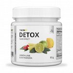 1WIN Детокс + Лимонник, ЛимонЛайм, 80 г, 32 пор. Detox Slim Effect, бад