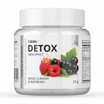 1WIN Детокс + экс.зеленого чая, Черная смородина, 80 г, 32 пор, Detox Slim Effect, бад