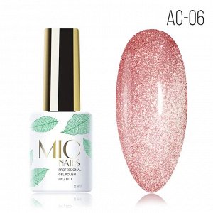 Air Cats № 06. Гель-лак шелковая кошка/корейская кошка/кошачий глаз от Mio nails
