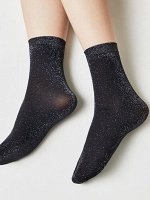 Носки женские сияющие с люрексом