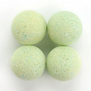 Бомбочки для ванны 4x35 г, аромат яблока, Кладовая красоты