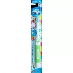 "EBISU" Зубная щетка (для детей от 3-х лет. С комбинированным ворсом и прорезиненной ручкой. Средней жесткости), 1/360