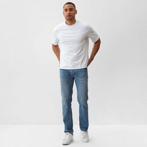 Футболка мужская из органического хлопка MINAKU OVERSIZE FIT: белая