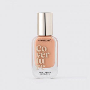 VS Тональный крем с плотным покрытием "Coverture" тон 04 золотисто-бежевый