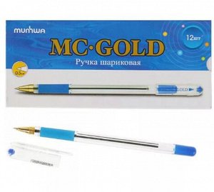 Ручка шариковая "mc gold" синяя