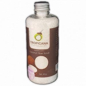 Натуральный кокосовый скраб для тела и лица с лавандой Тропикана Сосоnut fiber Scrab Tropicana