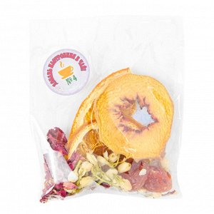 Вкусовая добавка в чай "№ 4. Вишня, персик,апельсин", 1 шт. (13-18 гр)