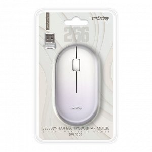 Мышь беспроводная компьютерная Smartbuy 266AG белая градиент (SBM-266AG-W)