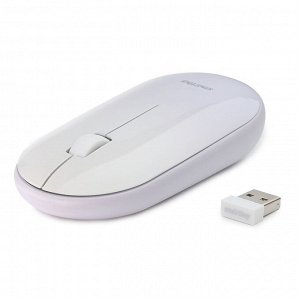 Мышь беспроводная компьютерная Smartbuy 266AG белая градиент (SBM-266AG-W)