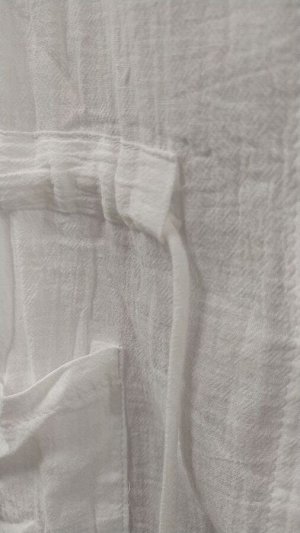 Туника пляжная женская капюшон 2XL цвет белый