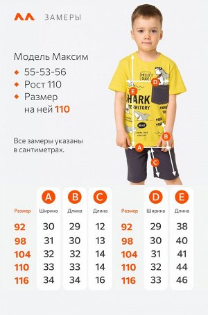 Костюм хлопковый для мальчика Happyfox