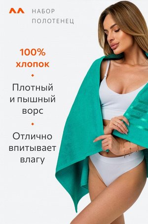 Набор махровых полотенец 2 шт. Happy Fox Home