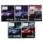 Тетрадь 24 листа в линию &quot;Street racing&quot;, белизна 95%, МИКС