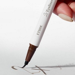 Тонирующая подводка для глаз Etude 2X Tinting Eyeliner #01 Soft Deep Brown, 0.5г