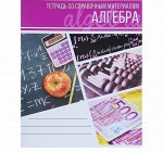 Тетрадь предметная Calligrata &quot;Коллаж&quot;, 48 листов в клетку, со справочным материалом