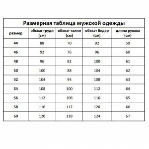 Размерная сетка