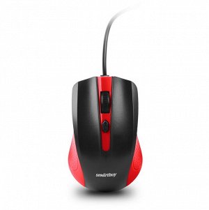 Мышь проводная компьютерная Smartbuy ONE 352 красно-черная (SBM-352-RK)