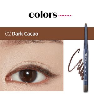 Гелевая подводка для глаз Etude Proof 10 Gel Pencil Liner #02 Dark Cacao, 0.3г