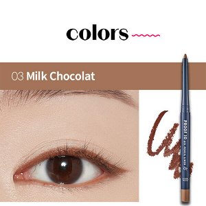 Гелевая подводка для глаз Etude Proof 10 Gel Pencil Liner #03 Milk Chocolat, 0.3г