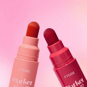 Матовый тинт-фломастер для губ Etude Dear Darling Marker Tint #01 Raspberry Pop, 3.5г