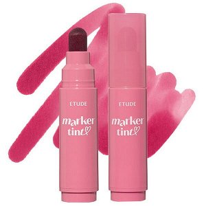 Матовый тинт-фломастер для губ Etude Dear Darling Marker Tint #02 Mono Plum, 3.5г