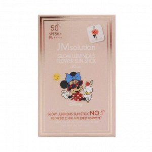 Jmsolution Солнцезащитный стик с экстрактом розы / Glow Luminous Flower Light Sun Stick SPF50+PA++++ Disney Minnie, 21 г