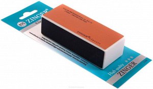 Zinger Бафик для шлифовки ногтей 4-х сторонний / Classic BA-10, 180/240/1200/3000 грит, разноцветный